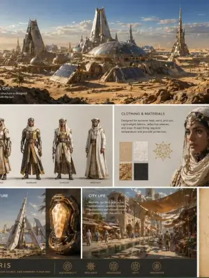prompt seen Premium AI Prompt: Create A Complete Visual Worldbuilding Set gemini ai photo