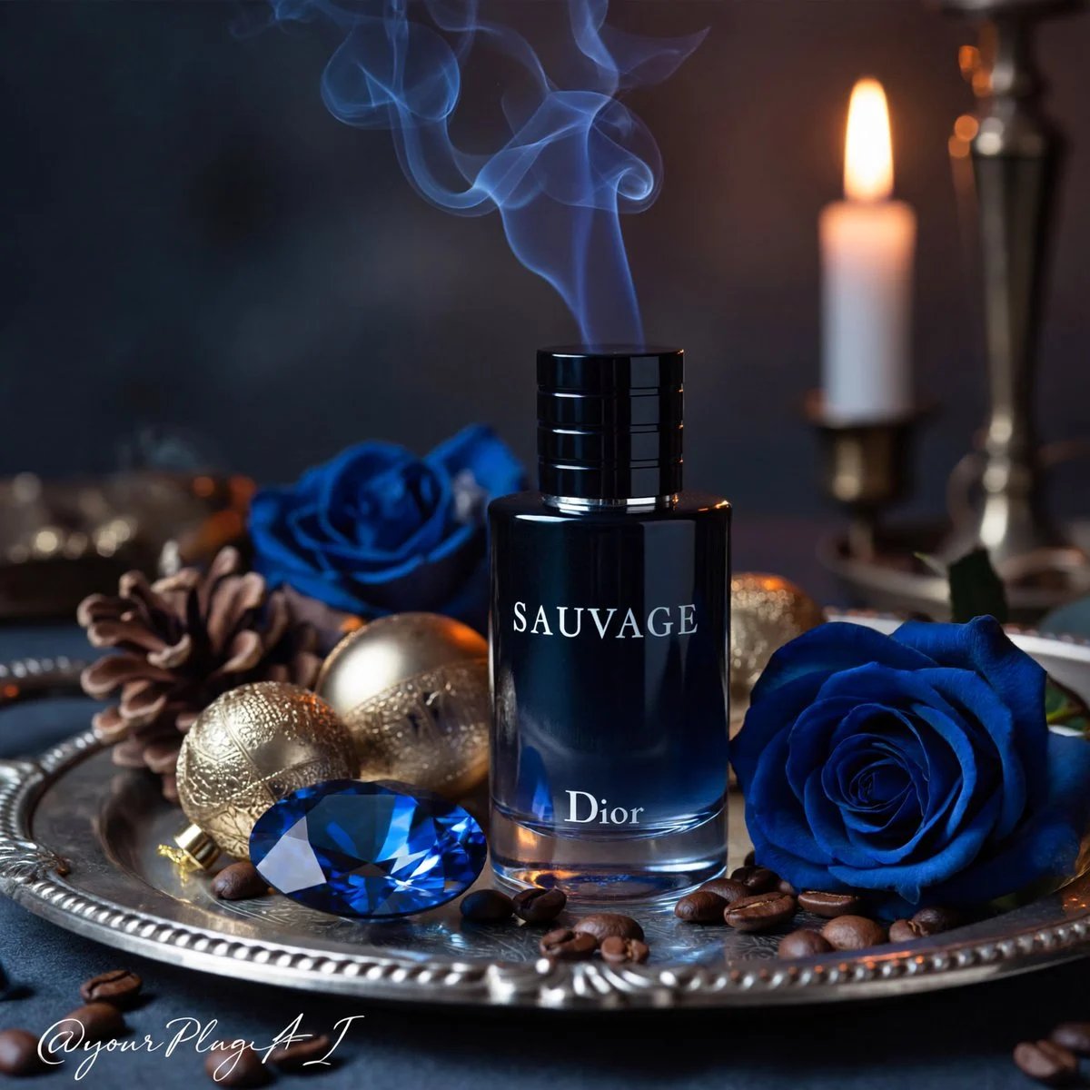 prompt seen Premium AI Prompt: Create A Hyper-realistic Cinematic Luxury Perfume ai photo 3