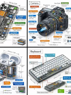 prompt seen Premium AI Prompt: Create A Technical Infographic Of Object gemini ai photo
