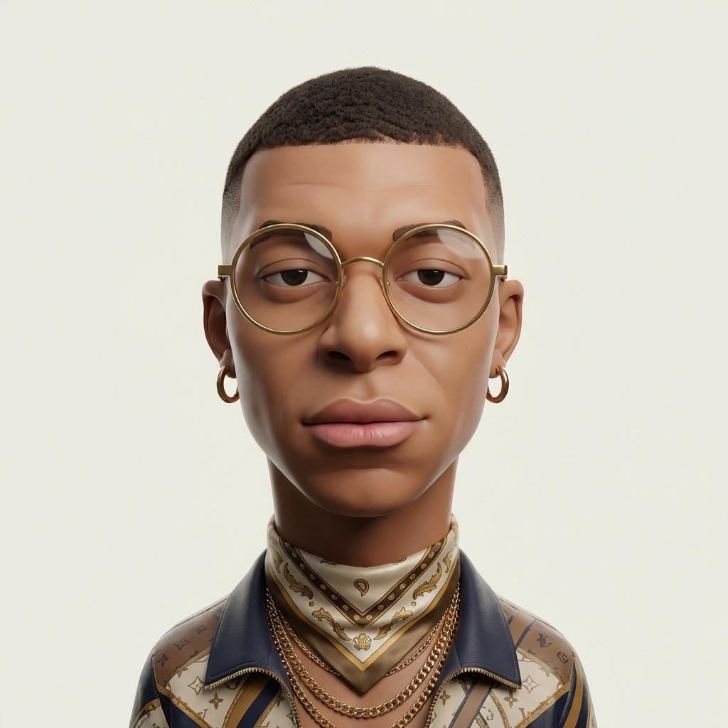 prompt seen Premium AI Prompt: Create An Exaggerated Stylized 3d Caricature ai photo 3