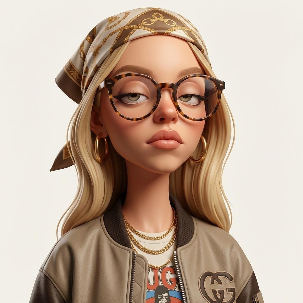 prompt seen Premium AI Prompt: Create An Exaggerated Stylized 3d Caricature ai photo 4
