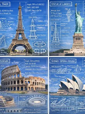 prompt seen Premium AI Prompt: Create Infographic Image Landmark gemini ai photo