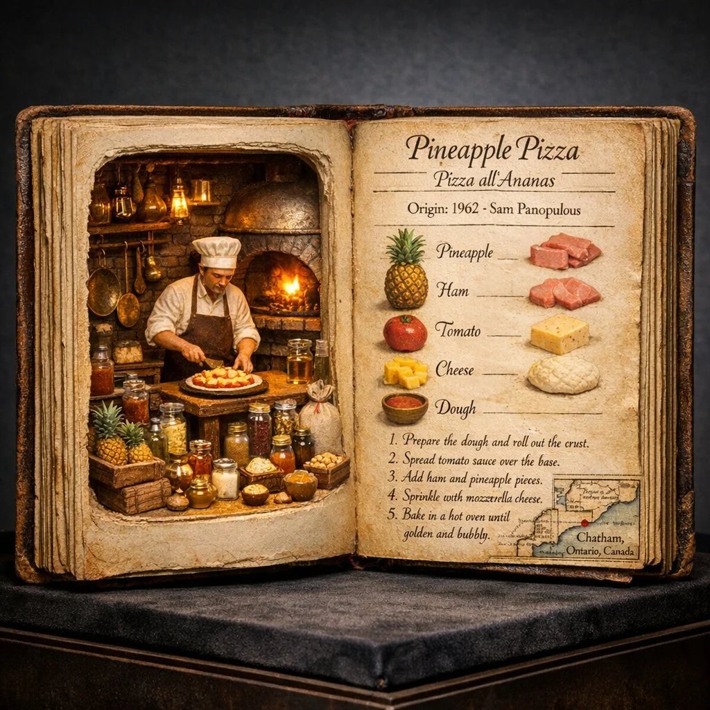 prompt seen Premium AI Prompt: Do This For Pineapple Pizza <instruction> gemini ai photo