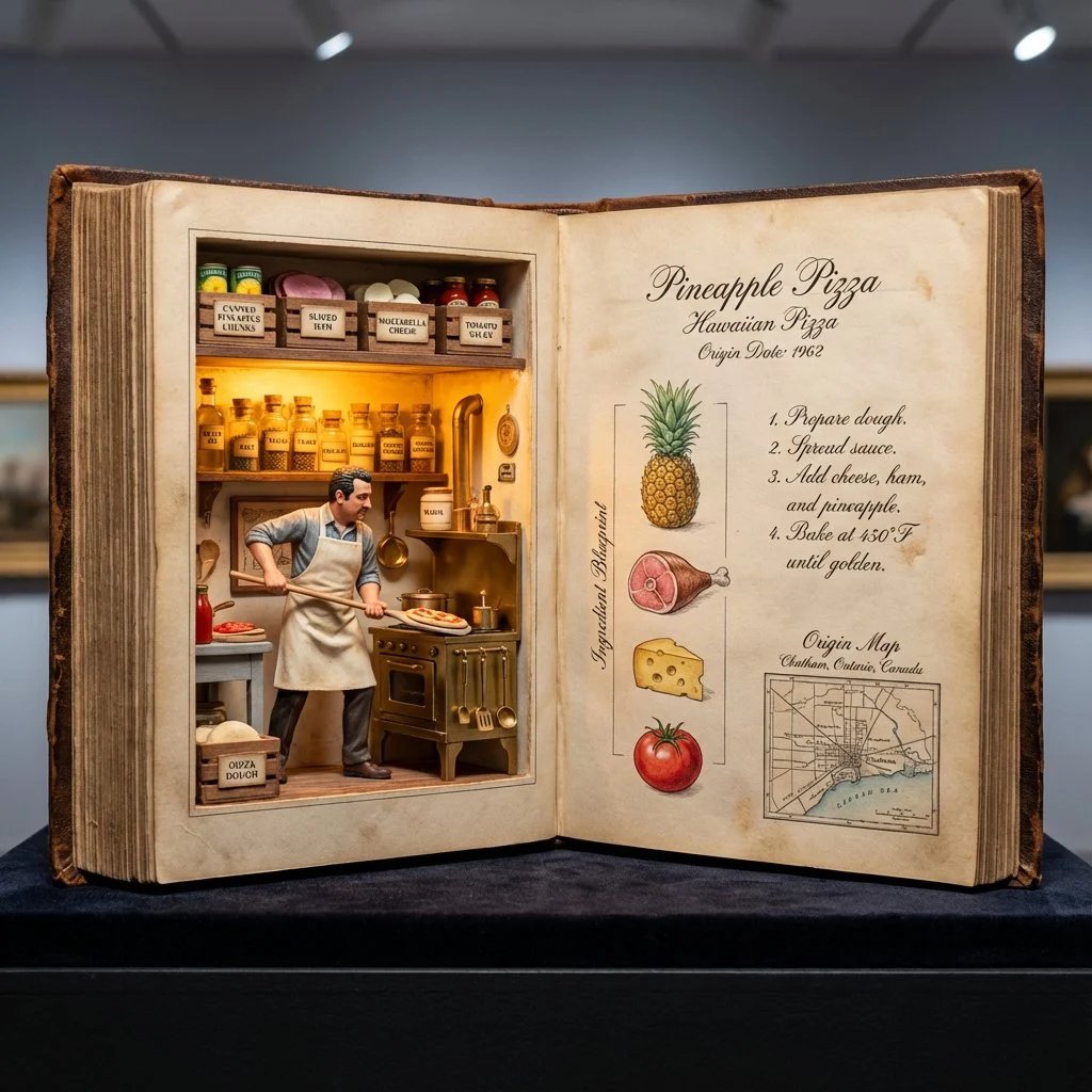 prompt seen Premium AI Prompt: Do This For Pineapple Pizza <instruction> ai photo 2