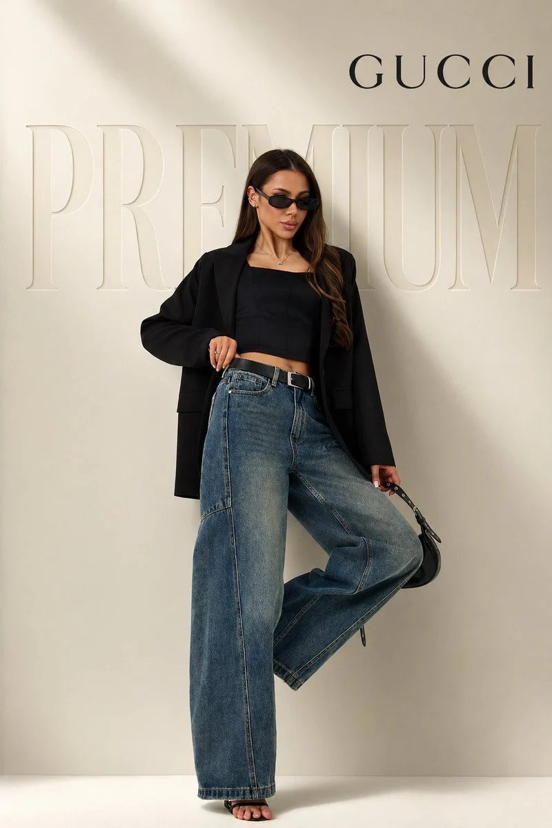 prompt seen Premium AI Prompt: Full Body Female Model In Confident gemini ai photo