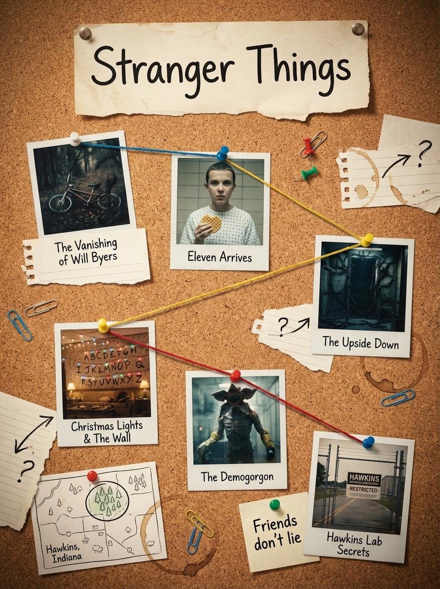 prompt seen Premium AI Prompt: Generates Clean Cinematic Corkboard gemini ai photo