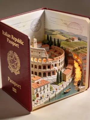 prompt seen Premium AI Prompt: Hyper-realistic Open Country Passport gemini ai photo