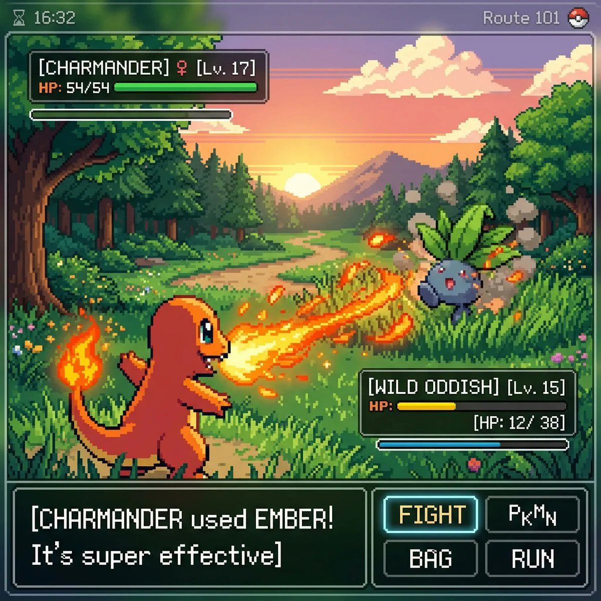 prompt seen Premium AI Prompt: Inspired By A Classic Pokemon Gameboy gemini ai photo