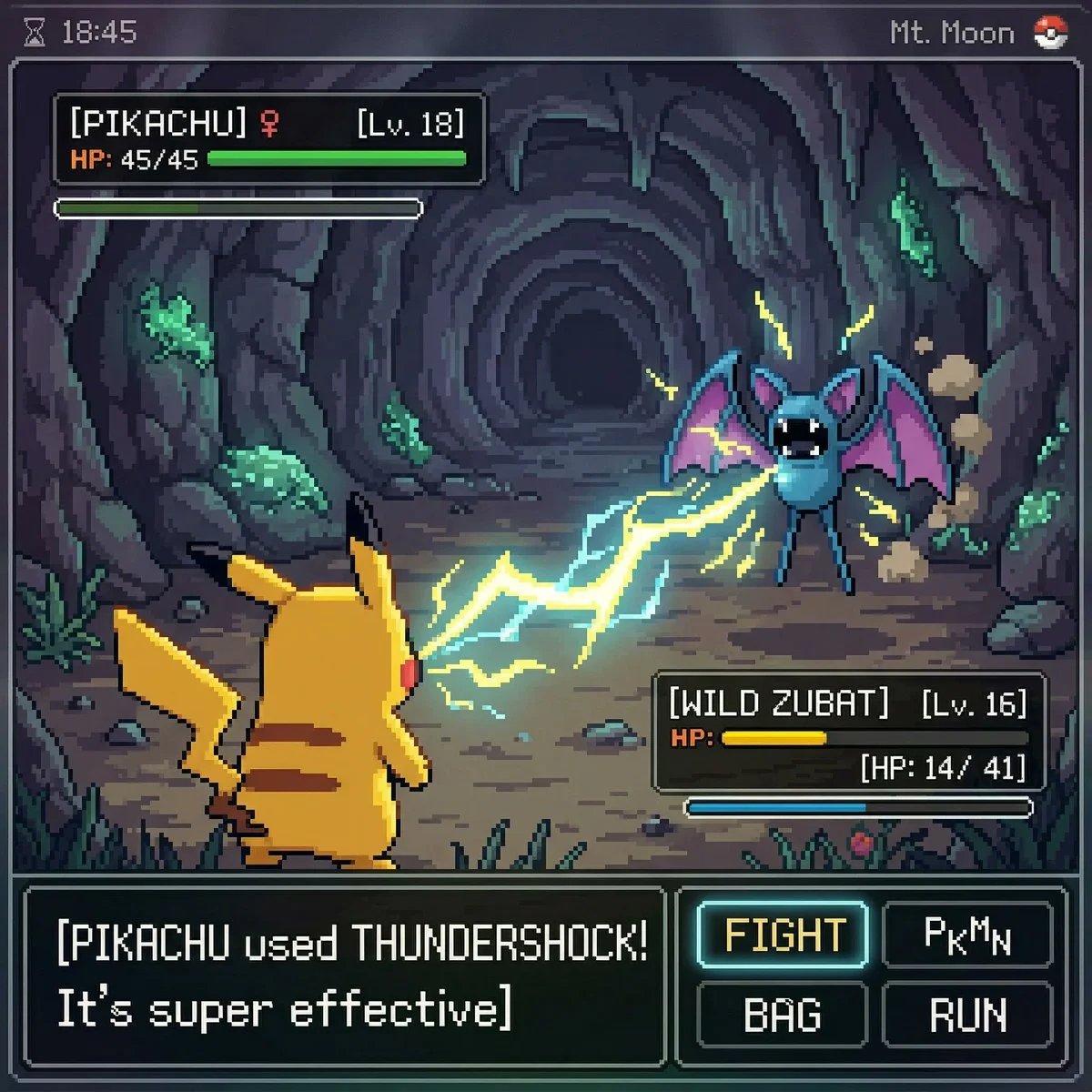 prompt seen Premium AI Prompt: Inspired By A Classic Pokemon Gameboy ai photo 3