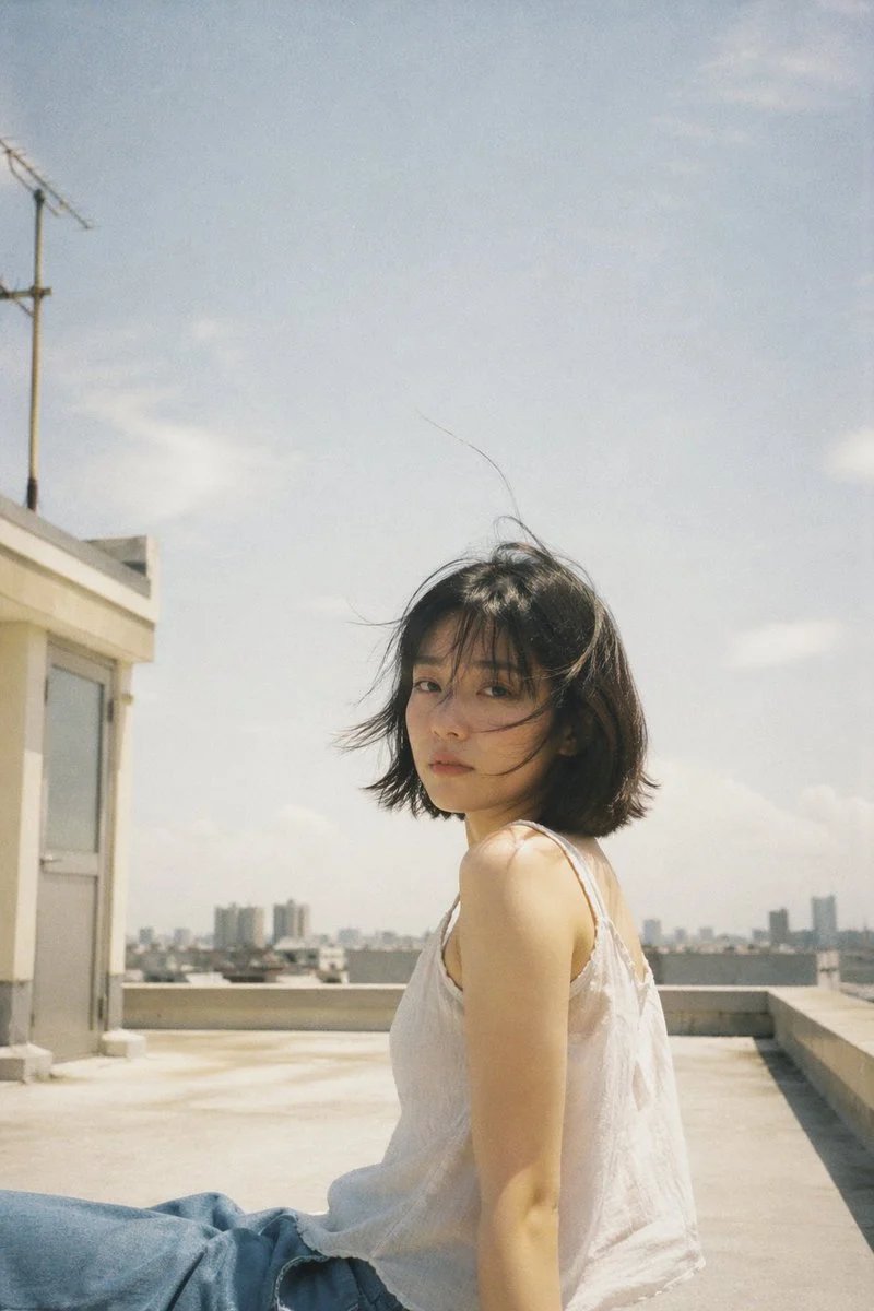 prompt seen Premium AI Prompt: Japanese Negative Film Aesthetic gemini ai photo