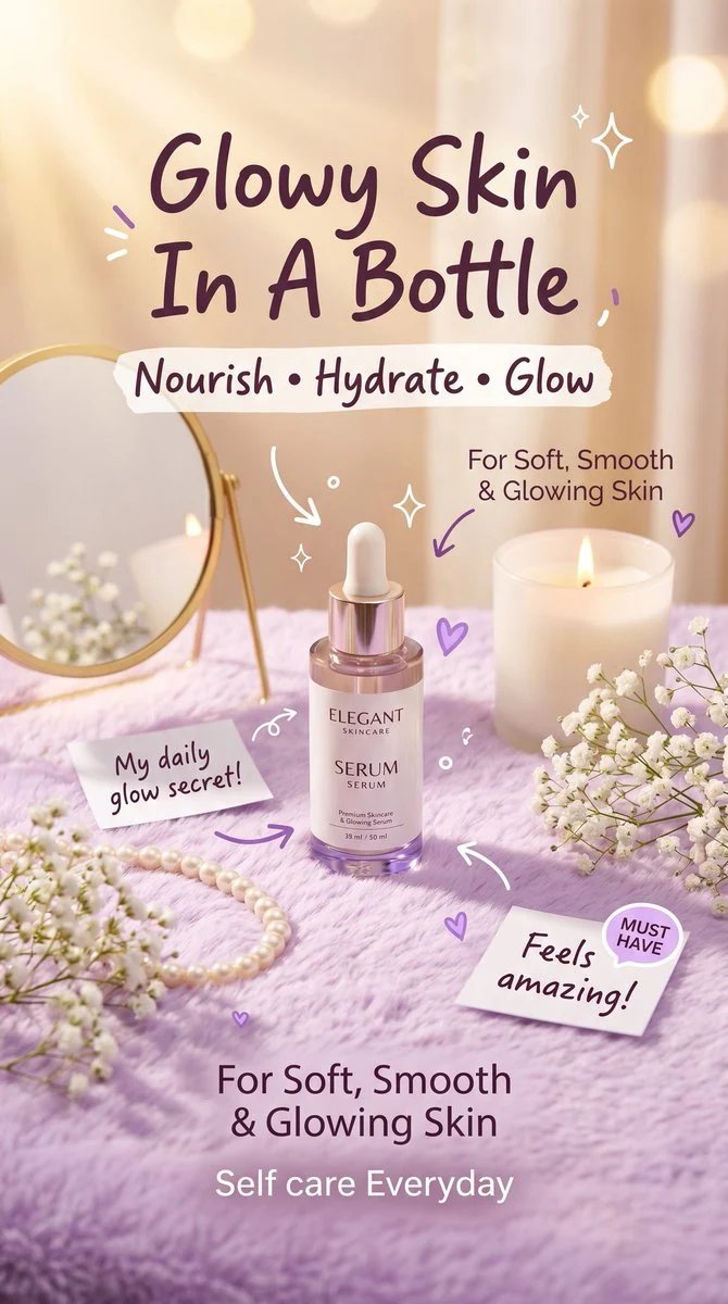 prompt seen Premium AI Prompt: Luxury Aesthetic Skincare Advertisementsoft ai photo 2