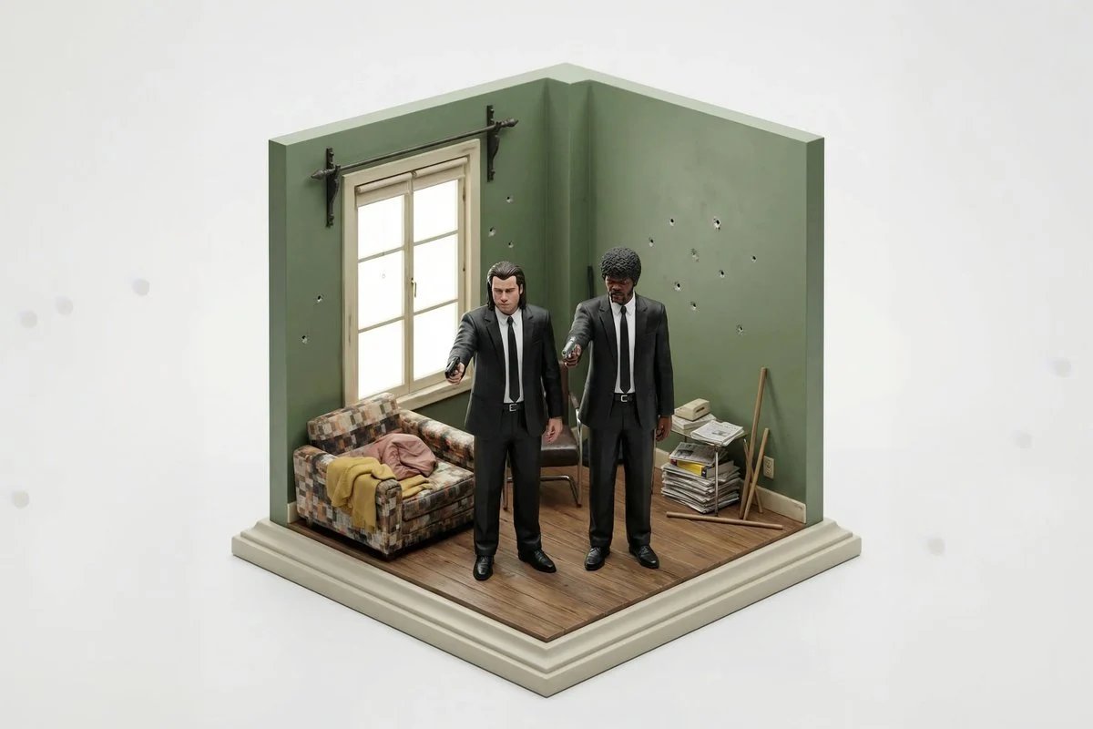prompt seen Premium AI Prompt: Miniature Diorama Reconstruction ai photo 4