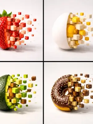 prompt seen Premium AI Prompt: Minimalist Food Photograph Single gemini ai photo