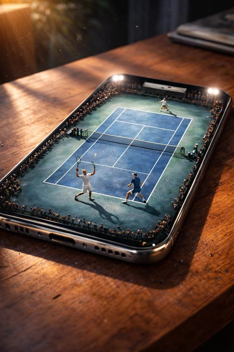 prompt seen Premium AI Prompt: Smartphone Lying On A Wooden Table ai photo