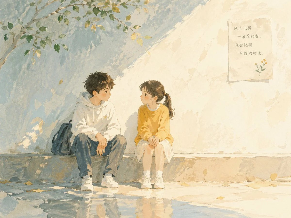 prompt seen Premium AI Prompt: Soft Poetic Childrens Book Illustration gemini ai photo