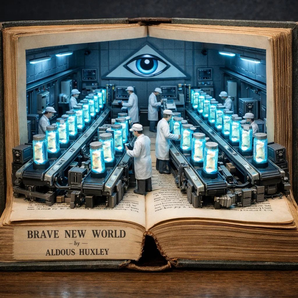 prompt seen Premium AI Prompt: Surreal Diorama Emerging From An Open gemini ai photo