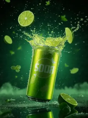 prompt seen Premium AI Prompt: - Ultra-cinematic Beverage Advertising Shot ai photo 2