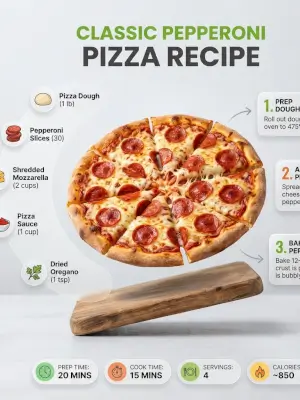 prompt seen Premium AI Prompt: Ultra-clean Modern Recipe Infographic. Showcase Food gemini ai photo