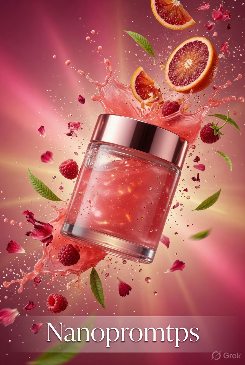 Premium Product Ingredients Splash