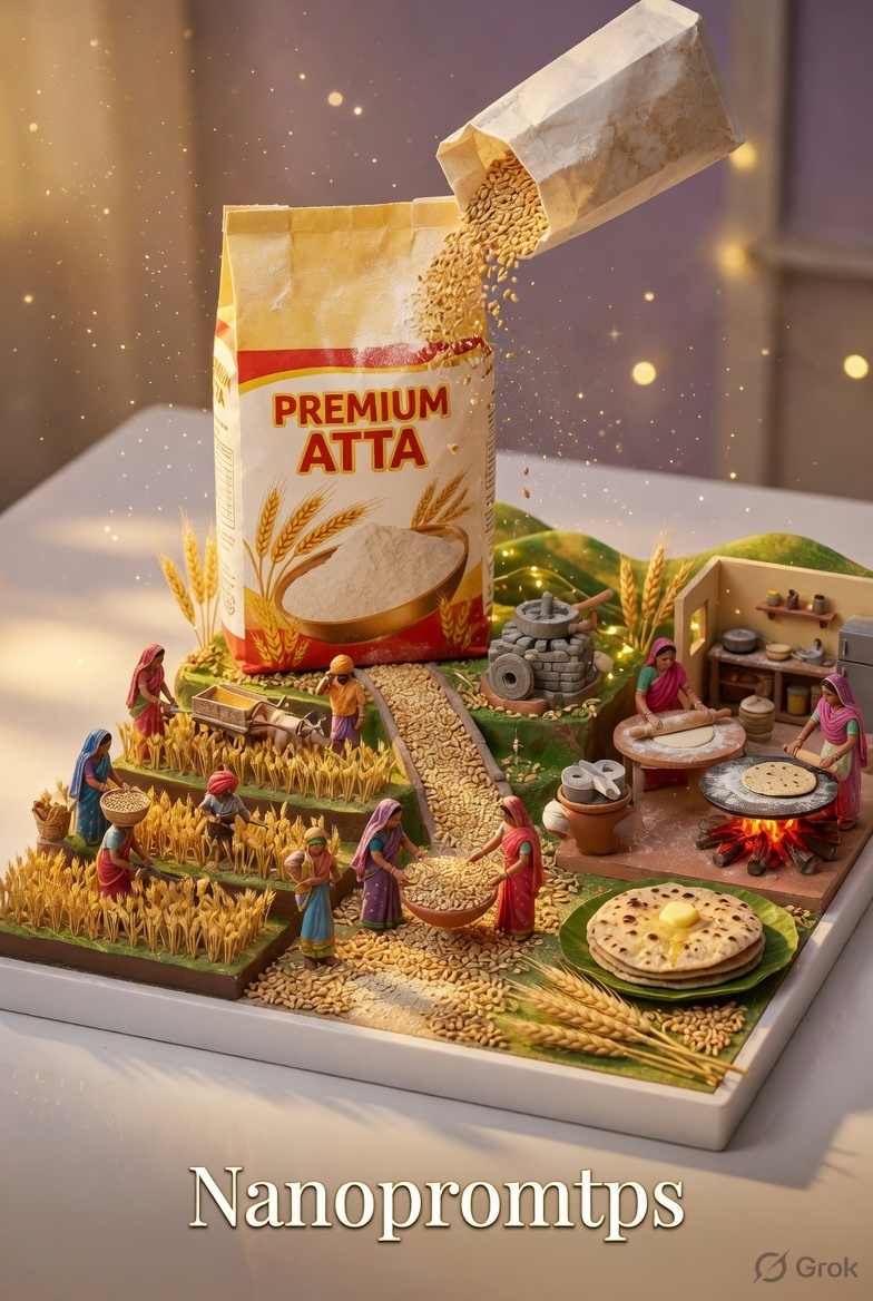 Shakti Bhog Flour Miniature Farm