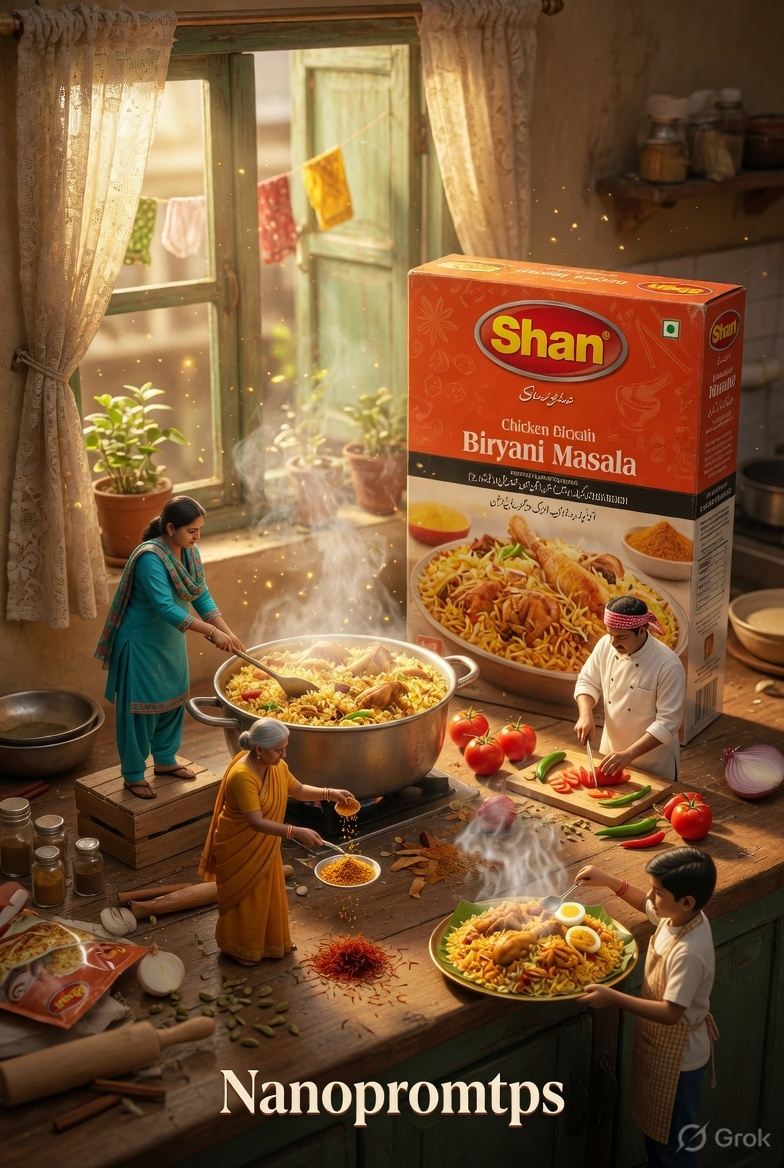 Shan Biryani Masala Miniature Kitchen