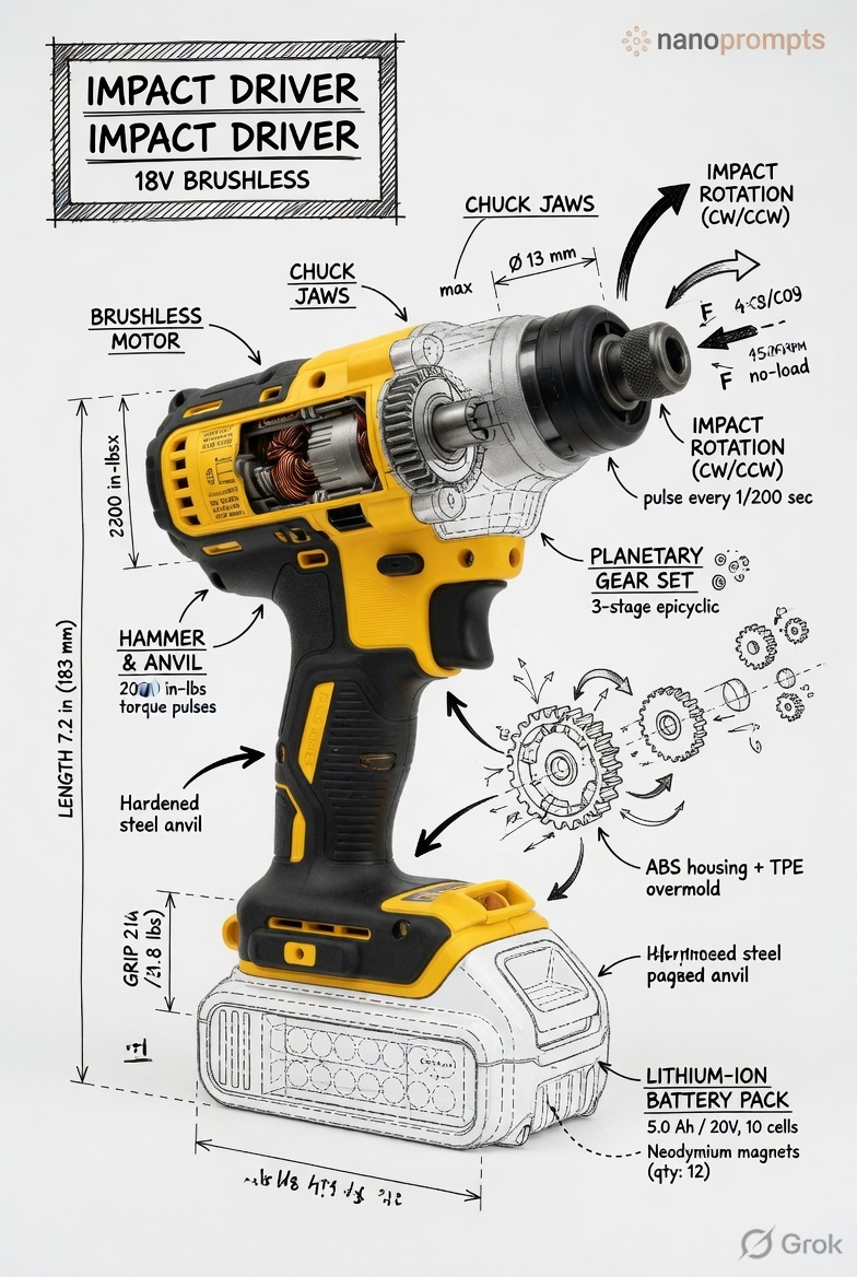 prompt seen Technical Infographic ai photo