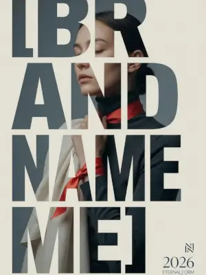 prompt seen Typographic Mask ai photo