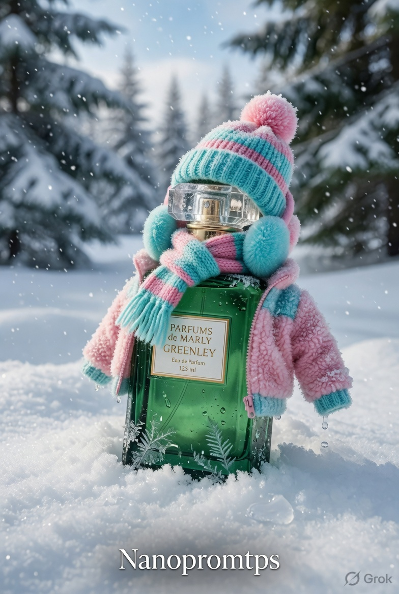 Winter Product Dressing in Snow